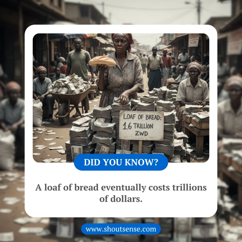 The $100 Trillion Bill That Couldn’t Buy Bread A Loaf Of Bread Eventually Costs Trillions Of Dollars 1024x1024