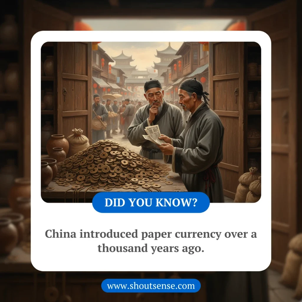 China Introduced Paper Currency Over A Thousand Years Ago 1024x1024
