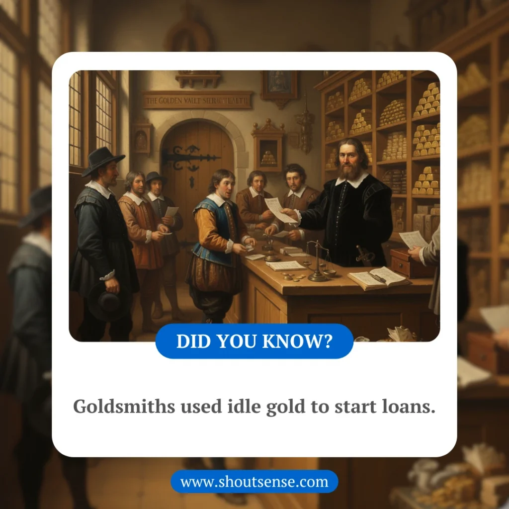 Goldsmiths Used Idle Gold To Start Loans 1024x1024