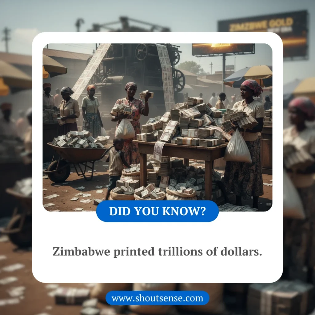 The $100 Trillion Bill That Couldn’t Buy Bread Zimbabwe Printed Trillions Of Dollars 1024x1024