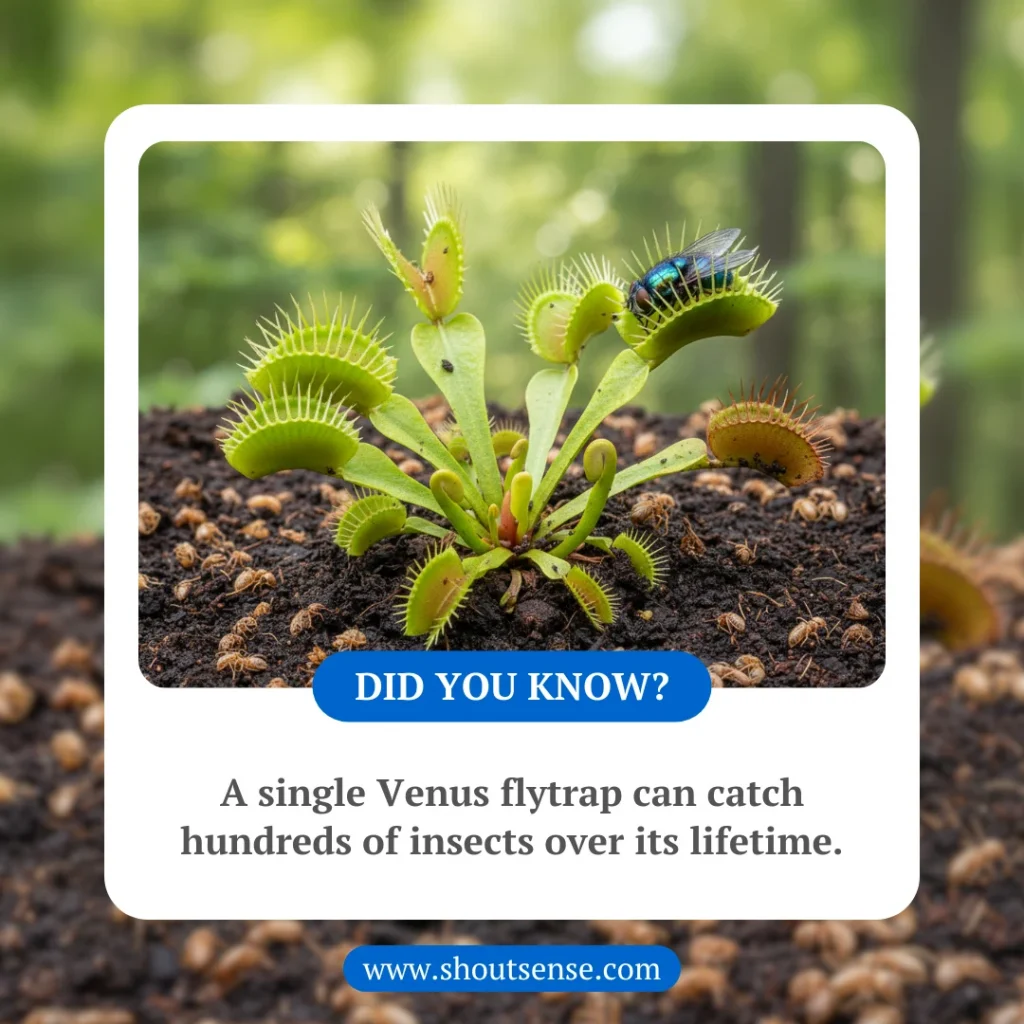 5 Fascinating Venus Flytrap Facts You Haven’t Heard Before A Single Venus Flytrap Can Catch Hundreds Of Insects Over Its Lifetime 1024x1024