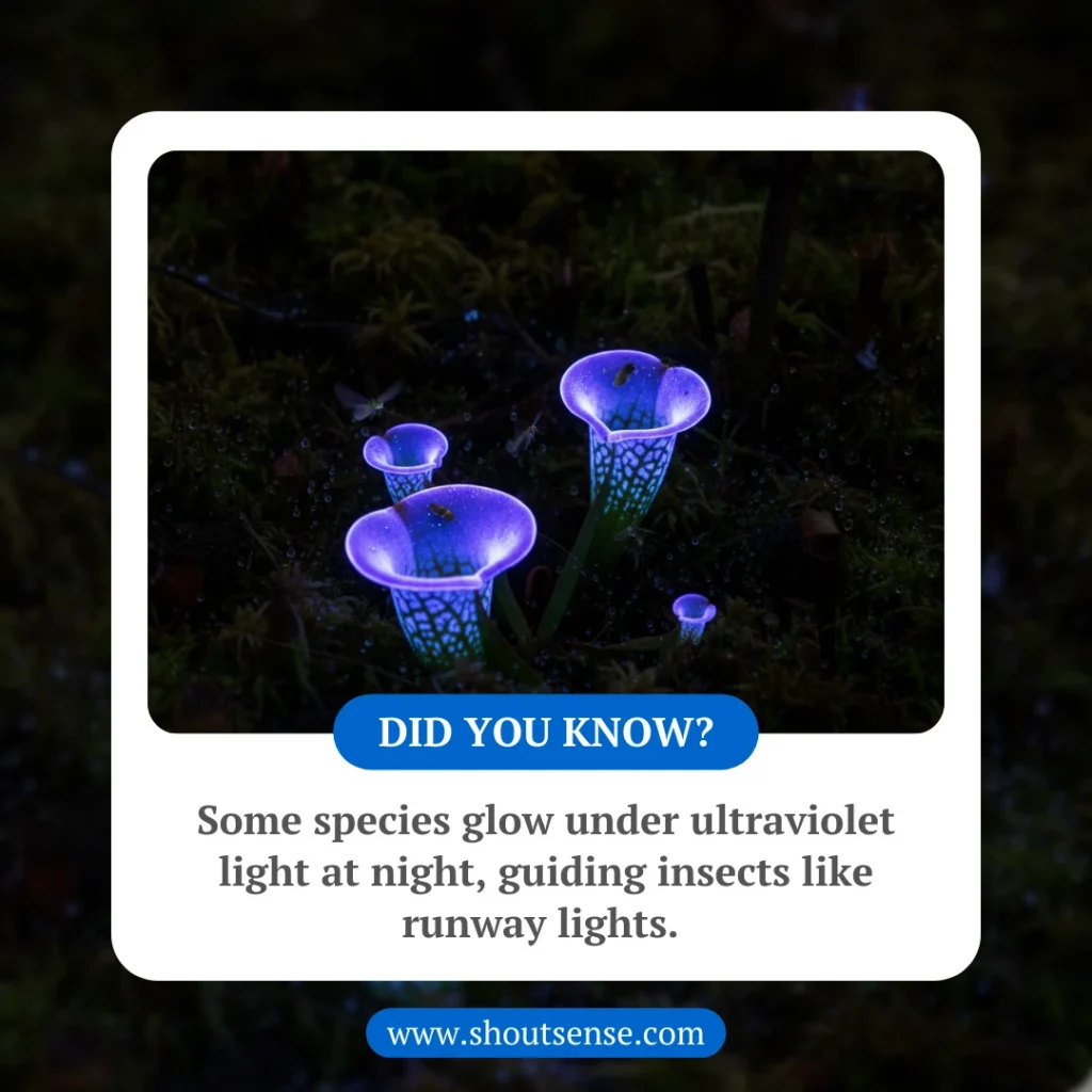 Some Species Glow Under Ultraviolet Light At Night Guiding Insects Like Runway Lights 1024x1024