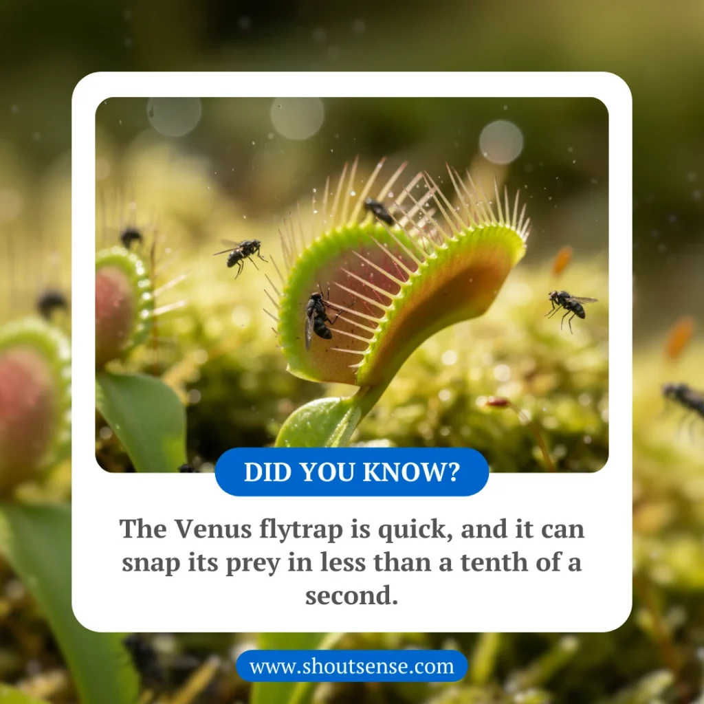 5 Amazing Facts That Prove Plants Are Incredible The Venus Flytrap Is Quick And It Can Snap Its Prey In Less Than A Tenth Of A Second 1024x1024