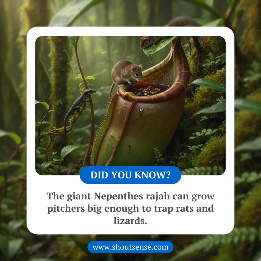 The Giant Nepenthes Rajah Can Grow Pitchers Big Enough To Trap Rats And Lizards 1024x1024