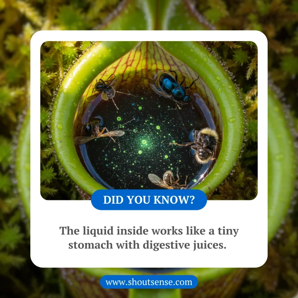 The Liquid Inside Works Like A Tiny Stomach With Digestive Juices. 1024x1024