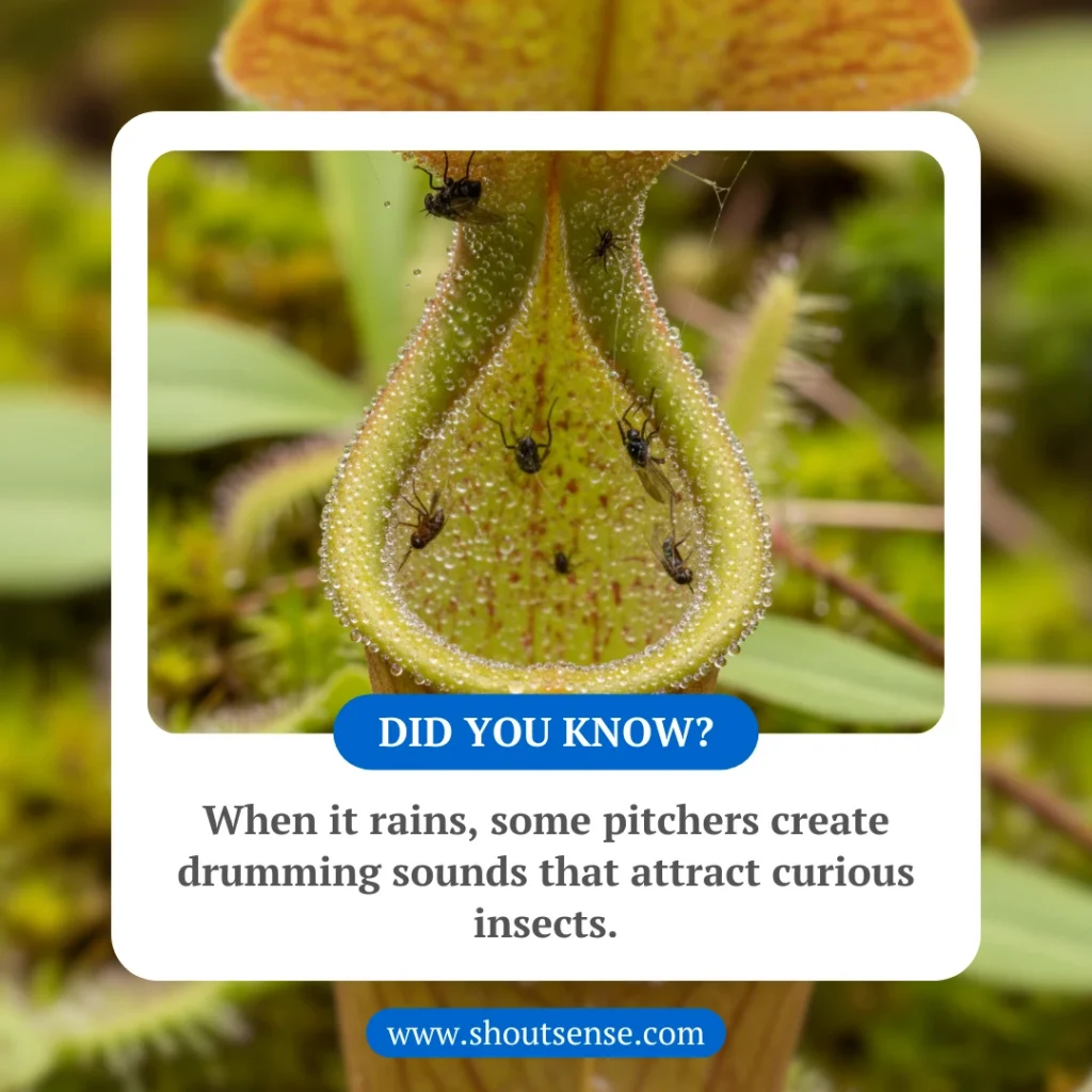 When It Rains Some Pitchers Create Drumming Sounds That Attract Curious Insects 1024x1024